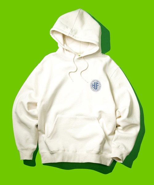 HUF グレー パーカー フード付き HUF ハフ パーカー メンズ SET TRIPLE TRIANGLE PULLOVER HOODIE