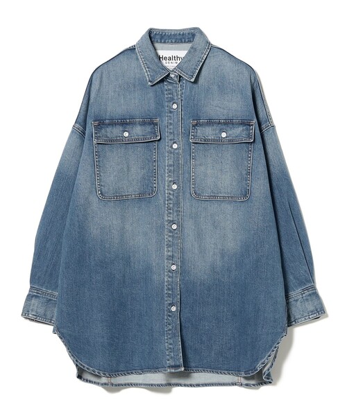 トップス Healthy Denim Healthy DENIM(ヘルシーデニム)の【洗える】Corn（Wide Tapered）通販