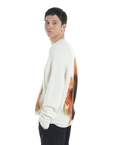 Y-3 セーター ニット AOP KNIT CREW メンズ レディース : ZOZOTOWN