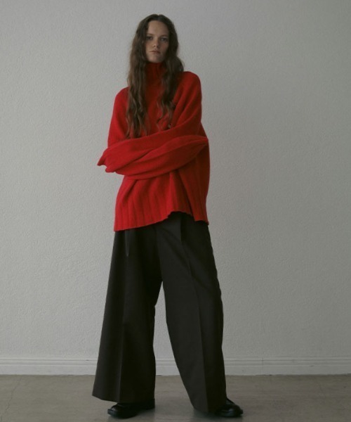 「ETRE TOKYO」 タートルネックニット FREE ブラウン レディース_画像3