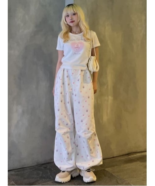 SLY tシャツ Esther Bunny x HEART PRINT エスターバニー スライ