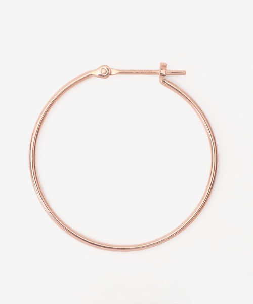 ESTELLE（エステール） ピアス K18 ピンクゴールド フープ ピアス