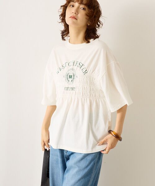 AMERICAN HOLIC tシャツ カレッジプリントシャーリングプル
