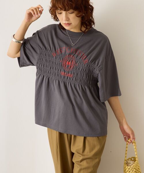 tシャツ 「シャーリングモックネックレイヤードプルオーバー」 レディース 楽天市場】カットソー レディース 長袖 カットシャーリング