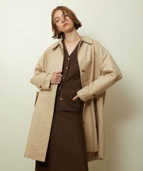 allureville（アルアバイル） ステンカラーコート コート フード