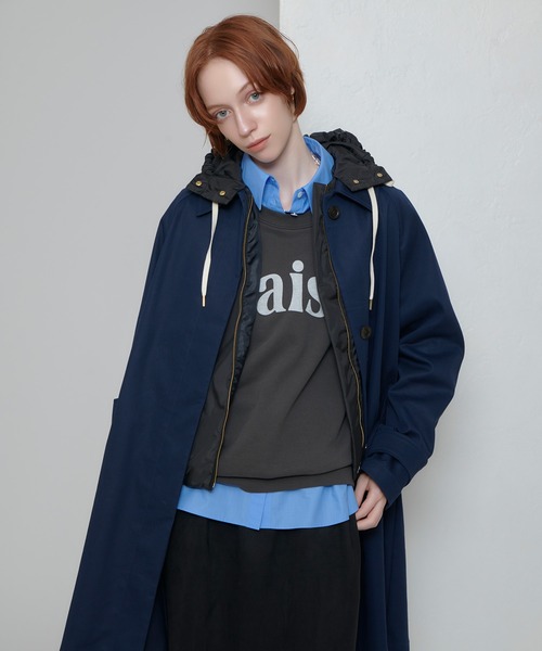 allureville（アルアバイル） ステンカラーコート コート フード