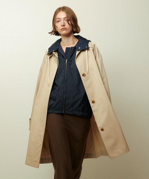 allureville（アルアバイル） ステンカラーコート コート フード