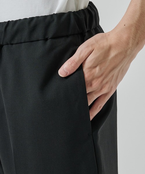 MARKAWARE 25SS フラットテーパードイージーショーツ, Black MARKAWARE 25SS フラットテーパードイージーショーツ, Black