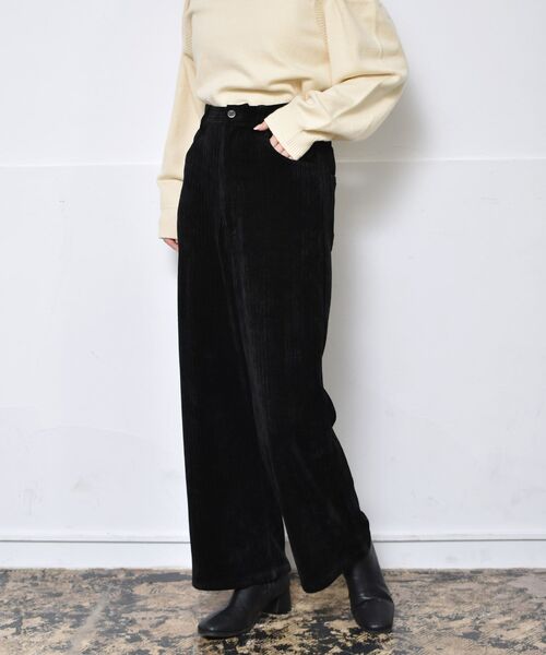 「RETRO GIRL」 コーデュロイパンツ FREE ベージュ レディース_画像10