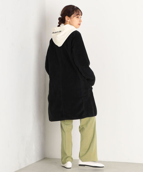 Danton（ダントン） ノーカラーコート 38 アイボリー レディース