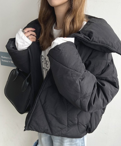 「Futier land」 ブルゾン MEDIUM グレイッシュベージュ レディース_画像9