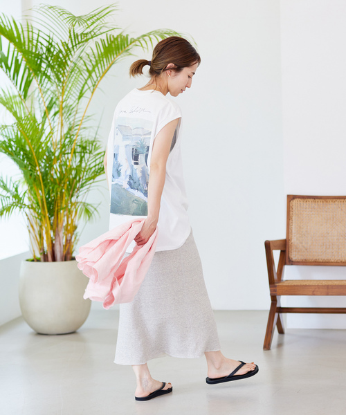 「FRAMeWORK」 ロングスカート 38 ベージュ レディース