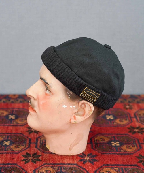 【MRFATMAN】OX FISHERMAN CAP ブラック Mr.FATMAN キャップ 帽子 OX FISHERMAN CAP メンズ : ZOZOTOWN