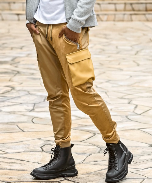 パンツ 1piu1uguale3 EASY RIB CARGO PANTS AKM 1PIU1UGUALE3 RELAX カーゴパンツ RELAX(ウノピゥウノウグァー