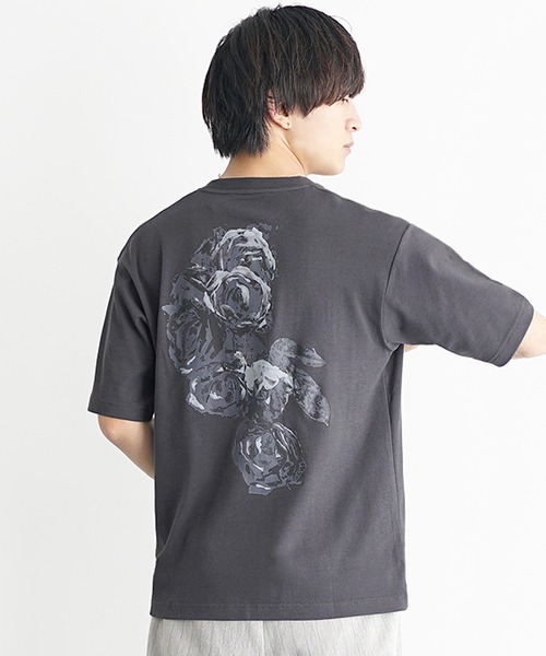 House on the Hill 花柄 Tシャツ　80cm NANGA(ナンガ) ECO HYBRID VINTAGE FLOWER TEE エコハイブリッド