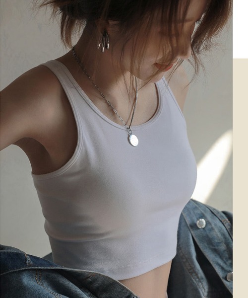 PopWaffleパッドinキャミソール New arrival ⁡ ◼︎ Pop Waffleパッドinキャミソール ぽこぽこ