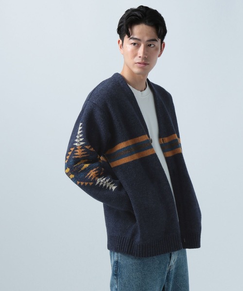 PENDLETON 「PENDLETON」 ニットカーディガン LARGE ネイビー