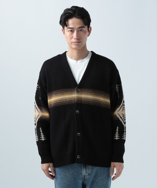 Pendleton ネイビー カーディガン PENDLETON 「PENDLETON」 ニットカーディガン LARGE ネイビー
