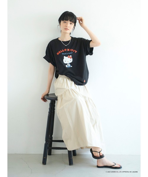 ハローキティコラボロゴデザインTee ハローキティーコラボ】ロゴデザインTee｜アングリッドの通販