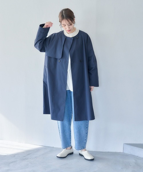 「studio CLIP」 デニムパンツ MEDIUM ネイビー レディース