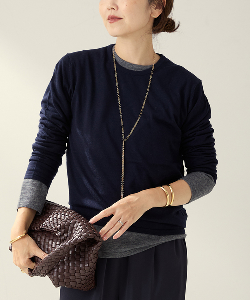 plage（プラージュ） ニット セーター CU WO Fine Knit New プル