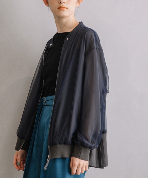 「MARECHAL TERRE」 ブルゾン MEDIUM ブラック レディース_画像2