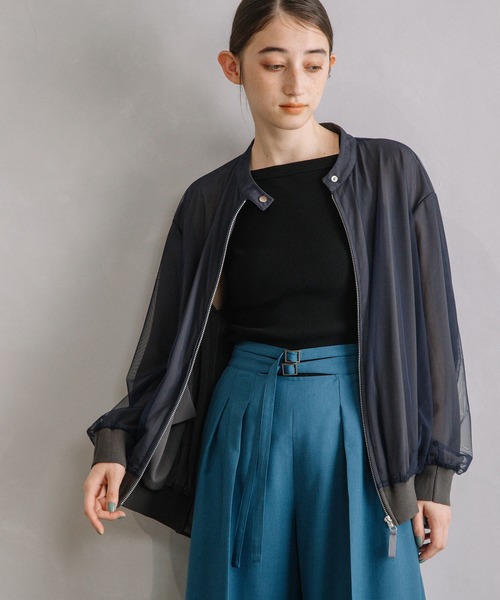 「MARECHAL TERRE」 ブルゾン MEDIUM ブラック レディース_画像4