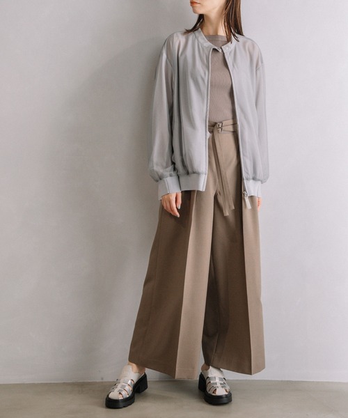 「MARECHAL TERRE」 ブルゾン MEDIUM ブラック レディース_画像9