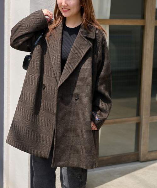 極美品【ジャーナルスタンダード relume 】スーパーファインビーバーPコート JOURNAL STANDARD relume（ジャーナルスタンダード レリューム