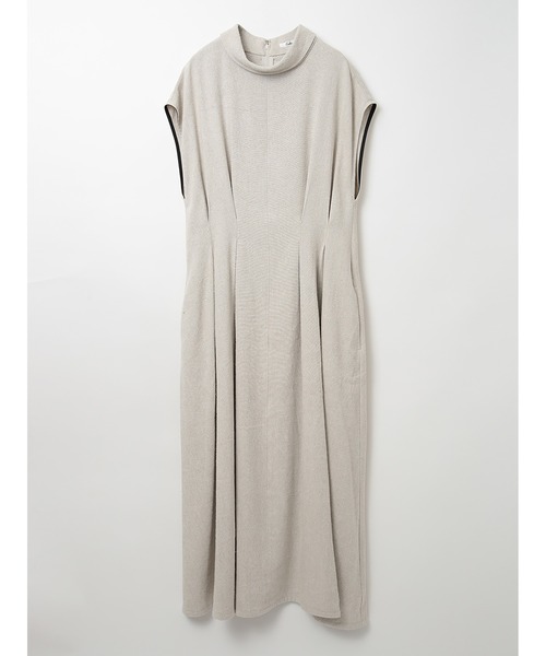 「enchainement」 半袖ワンピース フリー ベージュ レディース_画像4