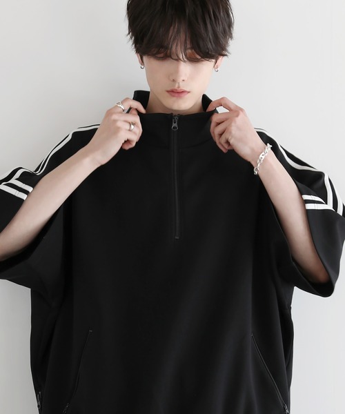 「LILL」 半袖Tシャツ X-LARGE ブルーグレー メンズ_画像4