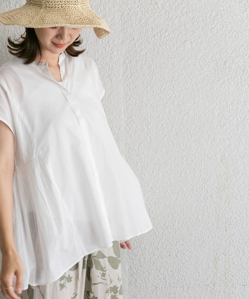 「URBAN RESEARCH DOORS」 半袖ブラウス MEDIUM ホワイト レディース_画像7