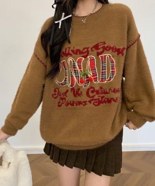 ビンテージ 60s 70s ふわふわ イタリア ハンドメイド ニット セーター ビンテージ 60s 70s ふわふわ イタリア ハンドメイド ニット セーター