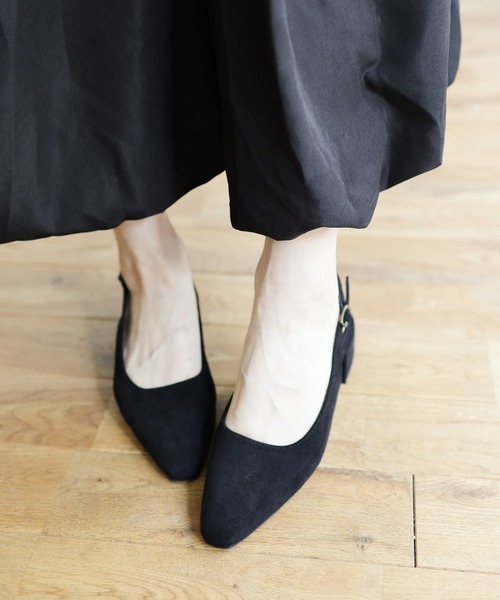 JIL SANDER スクエアトゥパンプス　バックストラップ JIL SANDER/パンプス スクエアトゥ バックストラップ