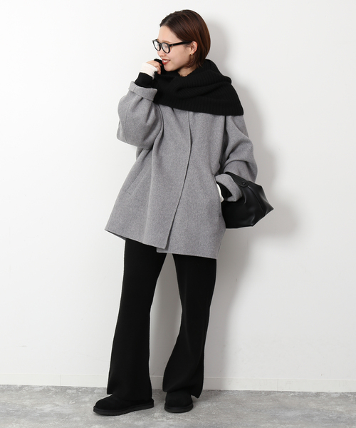 SLOBE IENA（スローブイエナ） ノーカラージャケット FREE グレー