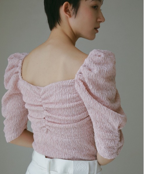 「CASA FLINE」 半袖カットソー FREE ホワイト レディース_画像6