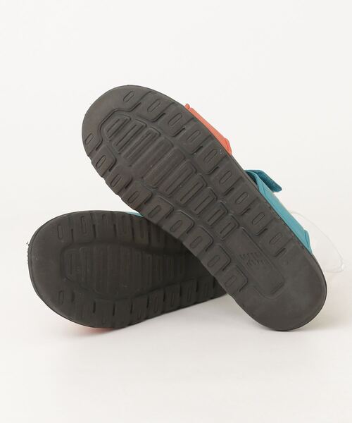 「New Balance」 フラットサンダル 22cm ブラック レディース_画像3