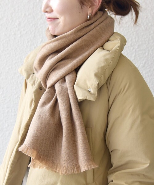 BEAMS F（ビームスF） ストール マフラー Holliday ＆ Brown / ウール