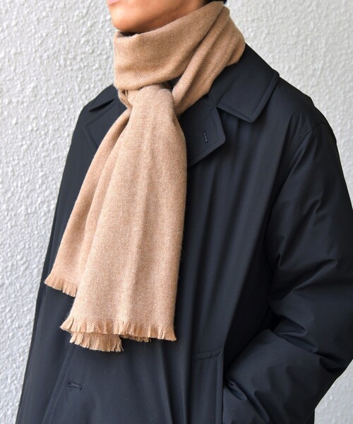 SHIPS any ストール マフラー any: サープラスヤーン ウール カシミヤ