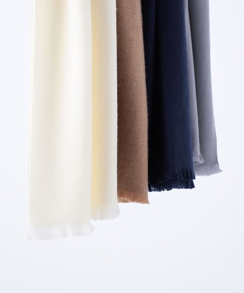 SHIPS any ストール マフラー any: サープラスヤーン ウール カシミヤ