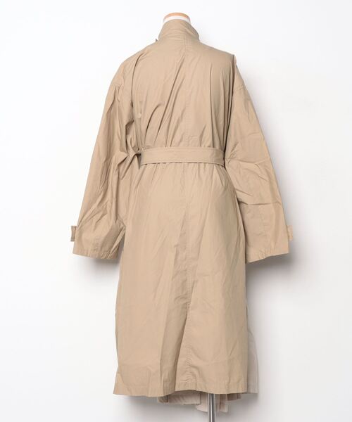 CLANE ベージュ ロングコート CLANE - カラーダウン チェスターコート ベージュ - COLOR DOWN