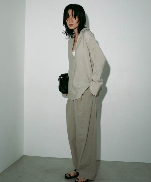 anuke（アンヌーク） 長袖ブラウス FREE グレー レディース : ZOZOTOWN