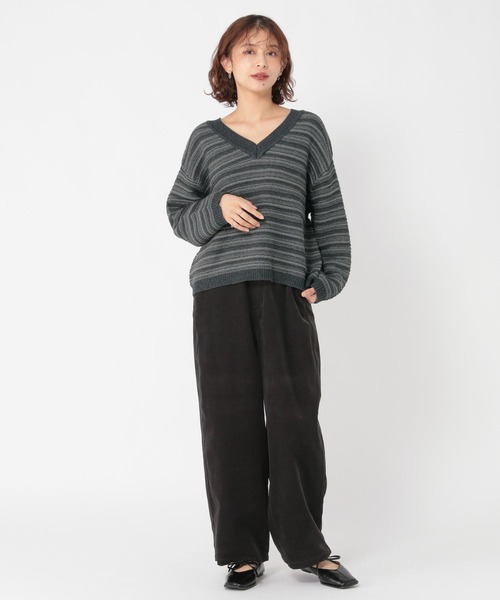 りょーや　パンツ／ニット アーバンリサーチ ドアーズ URBAN RESEARCH DOORS ウール混もちもち