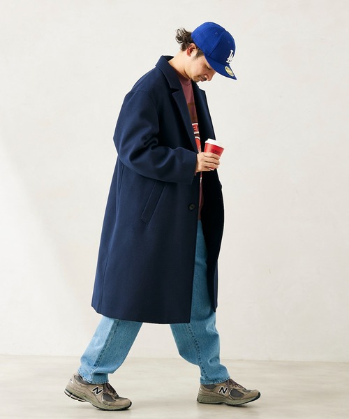 Journal Standard relume ネイビー チェスターコート JOURNAL STANDARD relume（ジャーナルスタンダード レリューム