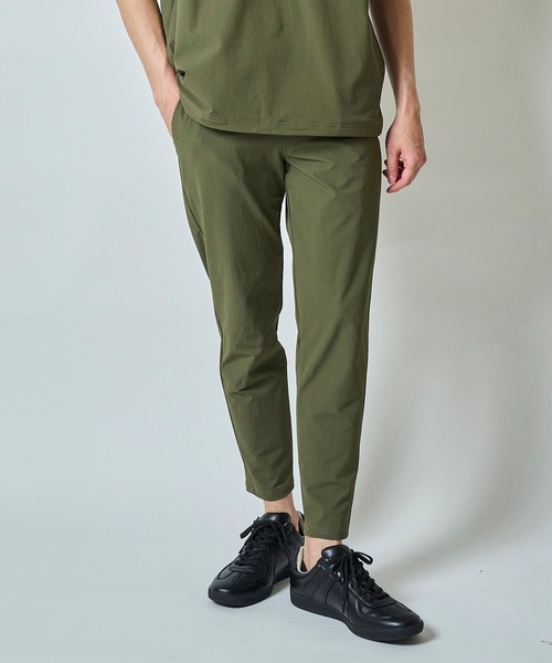 パンツ OM TETE HOMME（テット オム） パンツ ナイロンストレッチテーパード9分丈