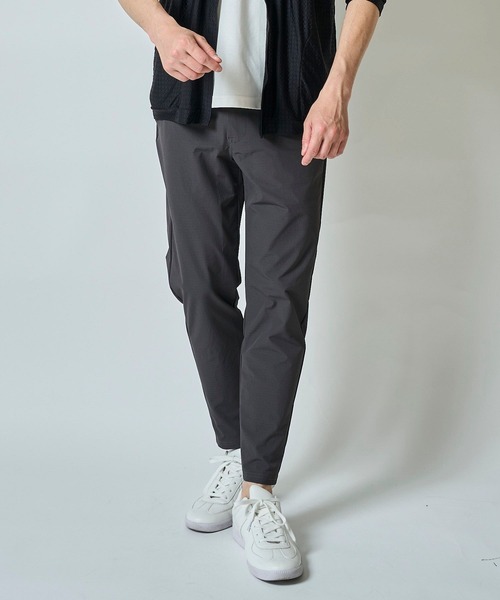 TETE HOMME（テット オム） パンツ ナイロンストレッチテーパード9分丈
