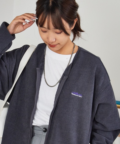 THOUSAND MILE（サウザンドマイル） カーディガン KNIT FREECE ZIP
