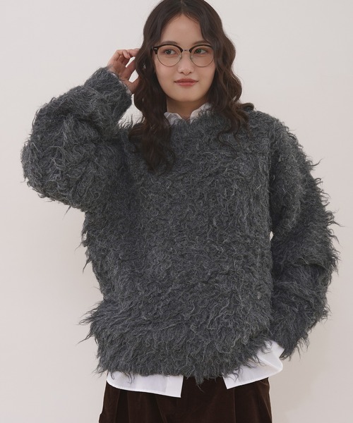 MUHET（ミュエータ） ニット セーター shaggy knit pullover