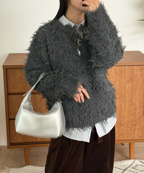 MUHET（ミュエータ） ニット セーター shaggy knit pullover