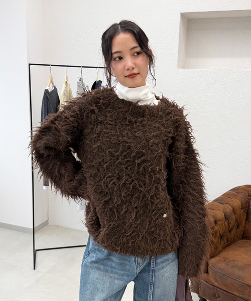 MUHET（ミュエータ） ニット セーター shaggy knit pullover